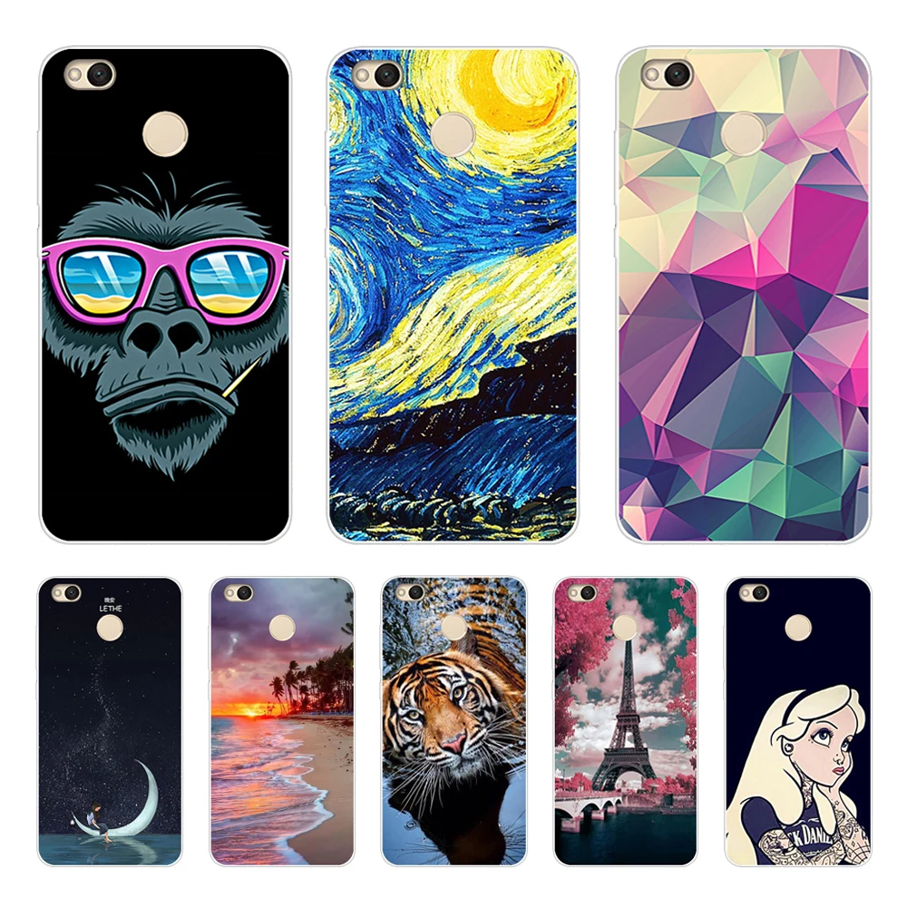 

Redmi 4X Case Cover Silicone Xiaomi Redmi 4X Soft TPU Case Protective Back Cover Xiaomi Redmi 4 X Phone Funda