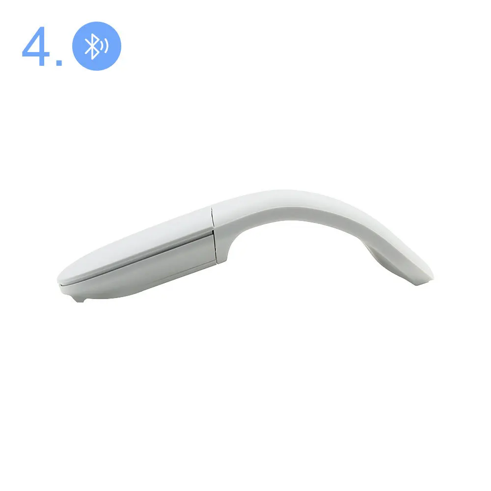 Mouse Wireless Bluetooth 4.0 Con Borsa Arc Touch Mouse Silenzioso Mouse Pieghevole Da Gioco Ultra Sottile Per Pc Portatile Microsoft