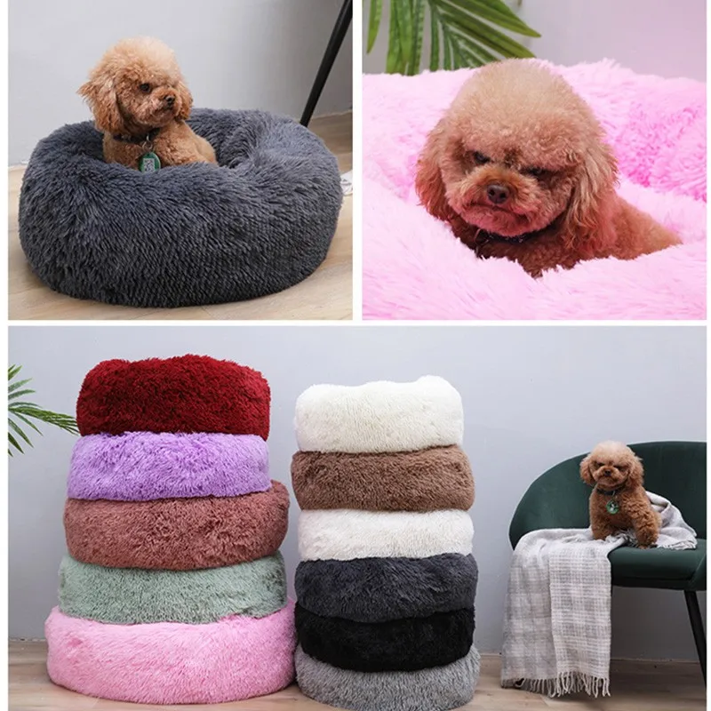 Sleep Luxury Soft Plush Dog Bed Round Shape Sleeping Bag Kennel Cat Puppy Sofa Bed Pet House Winter Warm Beds Cushion Cat Bed Sleep Luxury Soft Plush Dog Bed Round Shape Sleeping Bag Kennel Cat Puppy Sofa Bed Pet House Winter Warm Beds Cushion Cat Bed