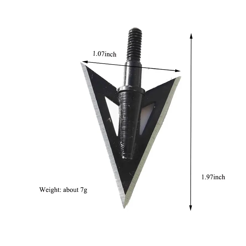 3/6/12 шт 100Gr стрельба из лука лезвие стрелы Нержавеющая сталь Гран(целевой стрелка точка советы Охота Стрельба аксессуары - Цвет: 3pcs arrowhead