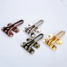 Толстая Противоугонная застежка, замок для двери с пряжкой, безопасная цепь, Дверная Цепочка, противозапорная страховка, болт для гостиницы