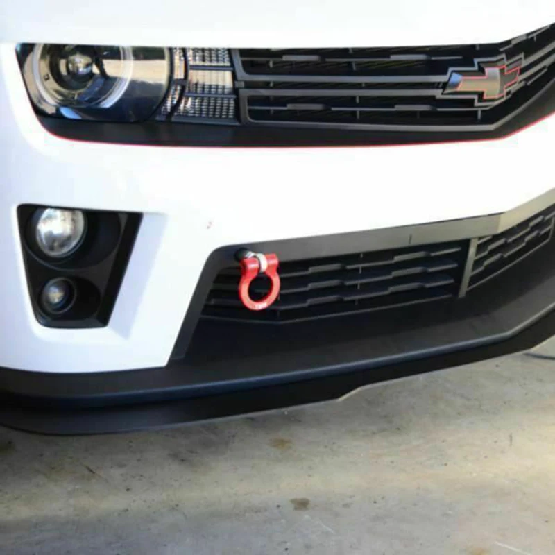 Красный трек гоночный JDM СТИЛЬ CNC алюминиевый буксировочный крюк для Chevrolet Camaro-Up