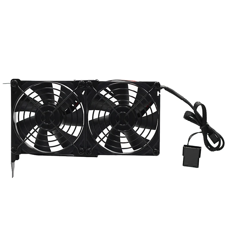Универсальный ультра тихий VGA кулер настольный компьютер шасси PCI ie карта 2/3