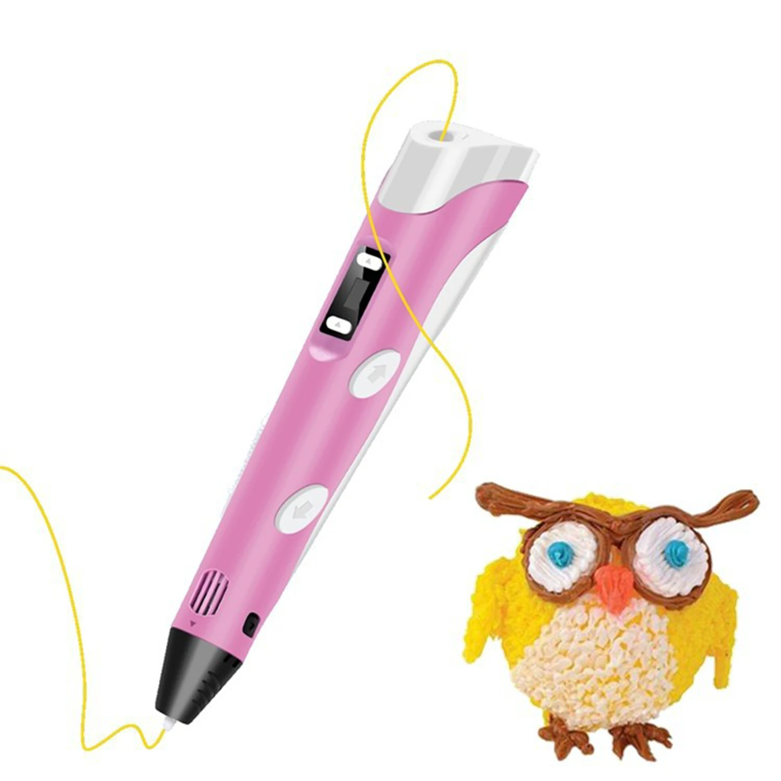 

Student 3D printing pen Smart graffiti pen 3D painting pen charging 3D creative children men and women gifts