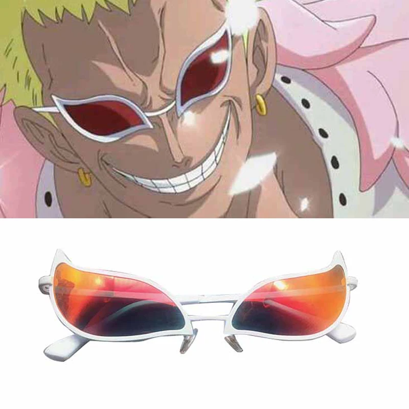 Limited Anime One Piece Donquixote Doflamingo Joker Sunglasses Men