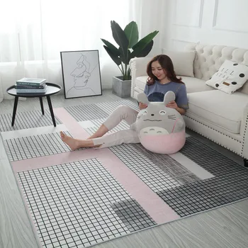 

Geometric Style Bedroom Carpet Home Decor Sofa Rug Coffee Table Floor Mats Super Sizes Living Room Carpet Study Room Rugs