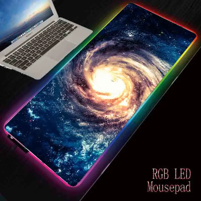 XGZ Fantasy Spiral Space RGB большой коврик для мыши игровая консоль компьютерный
