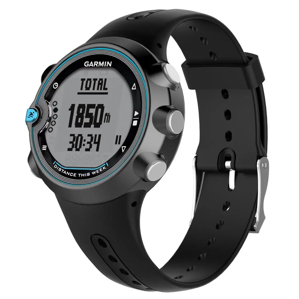 Силиконовый сменный ремешок для часов Quick Release мягкий силиконовый ремень для Garmin swim Watch спортивный браслет ремешок