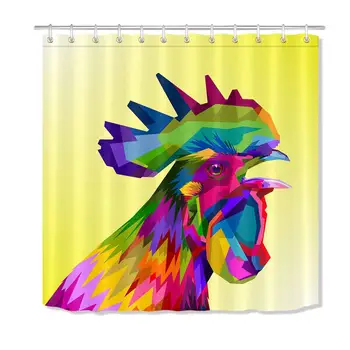 

Bathroom Accessories. Shower Curtain: Waterproof and Easy to Clean. Rich Patterns. Give 12 Hooks.Painting Decoration. Big Cock.