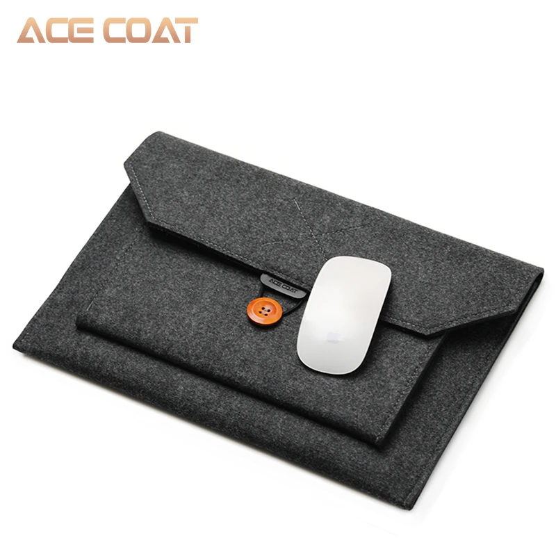Чехол для ноутбука ACECOAT с ручками и карманами для MacBook Air/Pro 15,4 retina 13,3 дюймов/клатч для ноутбука