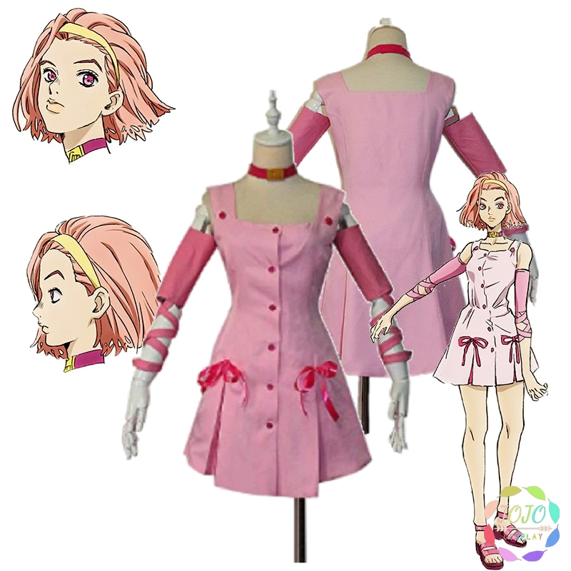 JOJO's Bizarre Adventure Sugimoto remei платье милая Лолита косплей костюм женский мужской