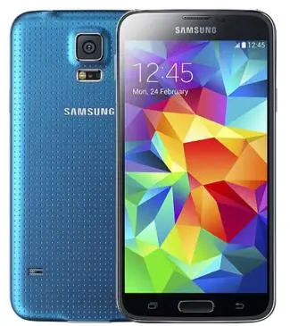 Blue Разблокированный samsung S5 I9600 G900F G900A G900H 5.1I "2 Гб ОЗУ 16 Гб ПЗУ четырехъядерный LTE 16MP gps отремонтированный мобильный телефон - Цвет: Blue