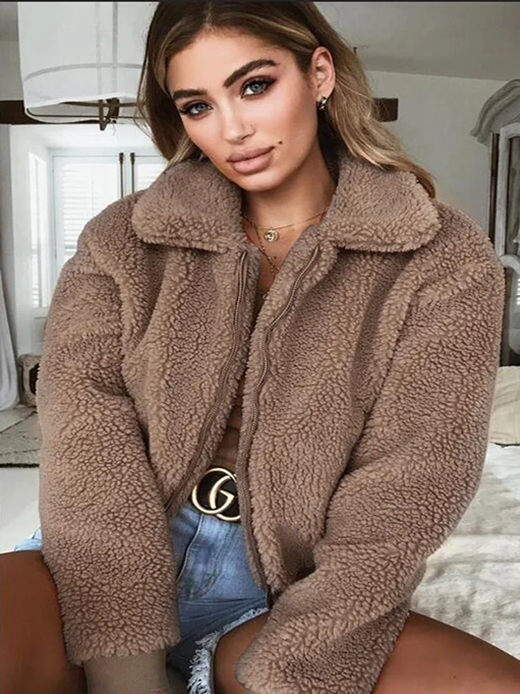 Women Faux Fur Jacket Fur Coat Women 