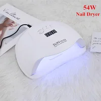 ENNKE 54 Вт SUNX5PLUS светодиодная УФ-лампа для ногтей Сушилка для ногтей ледяная лампа для маникюра гелевая лампа для ногтей лампа для сушки гель-лака