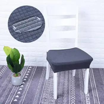 

Waterproof Chair Cover Modern Simple Style Chair Seat Covers Removable Super Soft Stretch Slipcovers for Kitchen Dining Room
