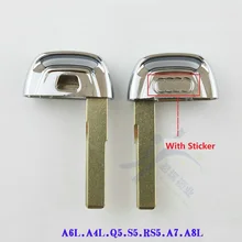 Складная Смарт-карта для нового Audi A6L. A4L. Q5.S5. RS5.A7. A8L механический флип-ключ маленькое жало ключа