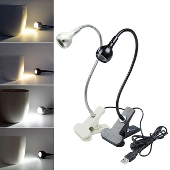 

Flexible Reading Light Home Decor Piano USB Portable LED Clip Booklight Study Night Lamp Clip-On Music Stand Flashlight Torch