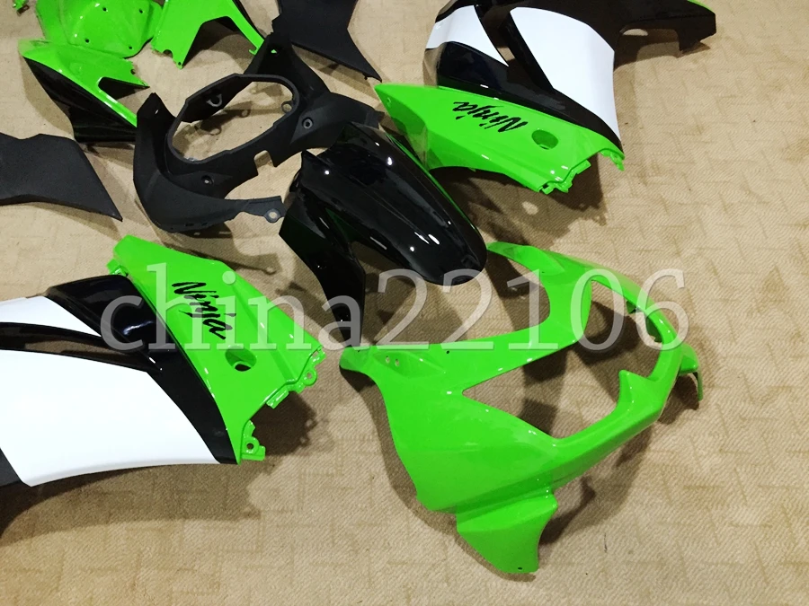 ABS обтекатель комплект подходит для Kawasaki Ninja 250 EX250 ZXR250 2008- 08 09 10 11 12 13 14 Обтекатели(литья под давлением) на заказ
