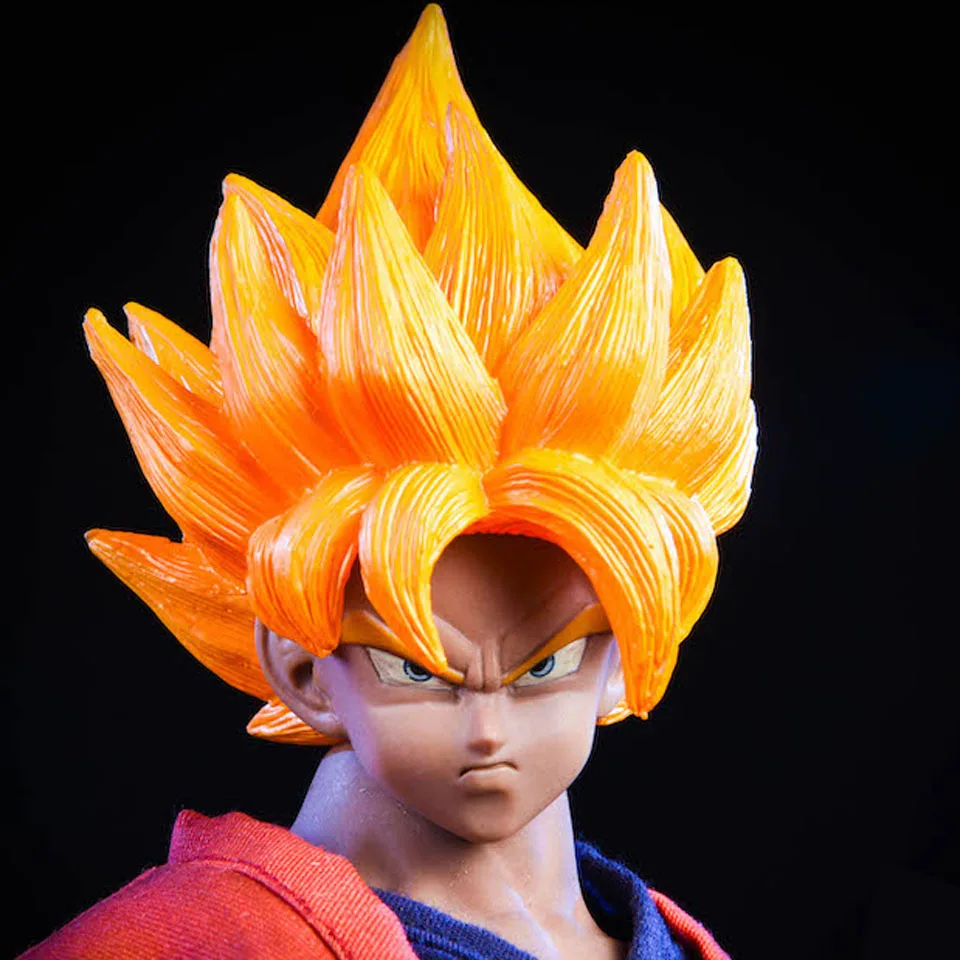 Tronzo VSTOYS 1/6 Goku фигурка 19XG41 Гоку пользовательские головной убор одежда аксессуары набор костюм для PHICEN TBLeague M33 тела - Цвет: Face A and Clothes