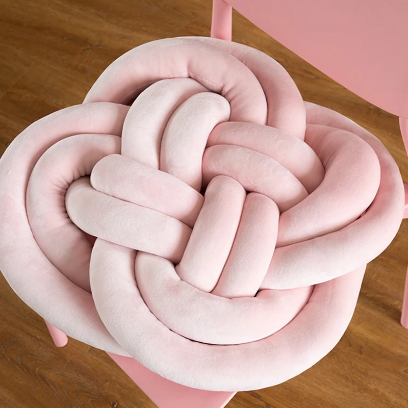 Knotted Pillow Sofa Tie Cushion Seat Pads Creative Nordic Simple Pillow Ins Pillow Home Decor