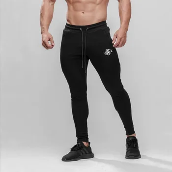 

Sik Silk Men's Pants Fitness Skinny Trousers Spring Elastic Bodybuilding Pant Workout Track Bottom Pants Men Joggers Sweatpants