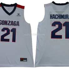 Новое поступление, высокое качество, футболка Gonzaga Hachimura#21, спортивные майки, S-XXXL