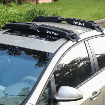 

2pcs Car Luggage Rack Cargo Carrier Multifunction Roof Top Travel Exterior Heavy Duty Transporting Universal With Storage Bag