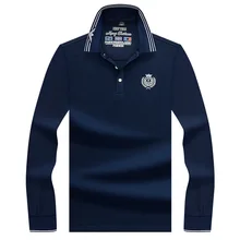 Новое поступление Высококачественная 3D вышитая рубашка поло мужские хлопковые однотонные поло мужские повседневные деловые поло 8908