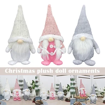 

Christmas Xmas Tree Decor Gnome Plush Doll Gift Pendant Desktop Ornament Home Party Drop Shipping