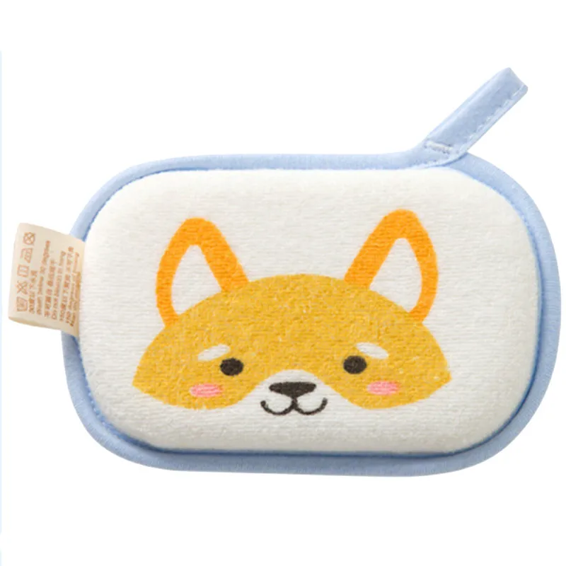 Baby Nursery Baby Bath Toddler Soft Cartoon Animal Wipe Hanging Bathing For Children Bathroom