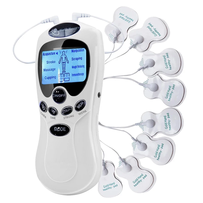 Back Neck and Health Care Acupuncture Machine, 8 Modes Heral Tens Digital Body Massage TherapyStimul