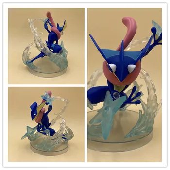 

Anime PVC Action Figure Greninja Toy Ash Ketchum 130mm Anime Game Pokemon Greninja Figurine Toys