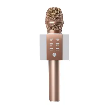 

Wireless Karaoke MicrophoneLouder Volume More Bass 3-in-1 Portable Handheld Double Speaker Mic Machine