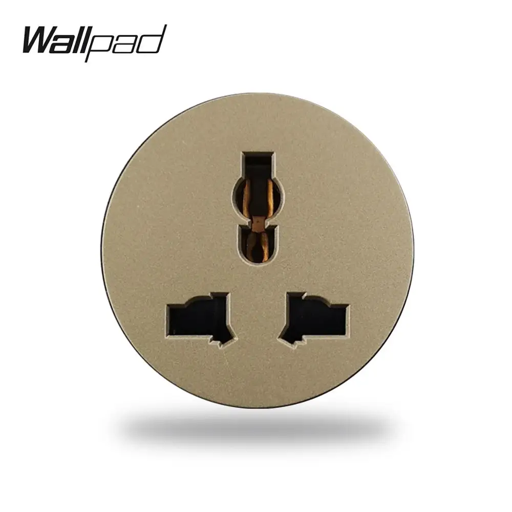 Wallpad L6 EU UK US универсальная настенная электрическая розетка 5 цветов Черный Белый