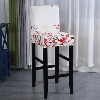 

Spandex Chair Cover Flower Seat Covers for Bar Stool Chairs Slipcover Home Hotel Banquet Dining Chair Decoration 1/2/4/6pieces