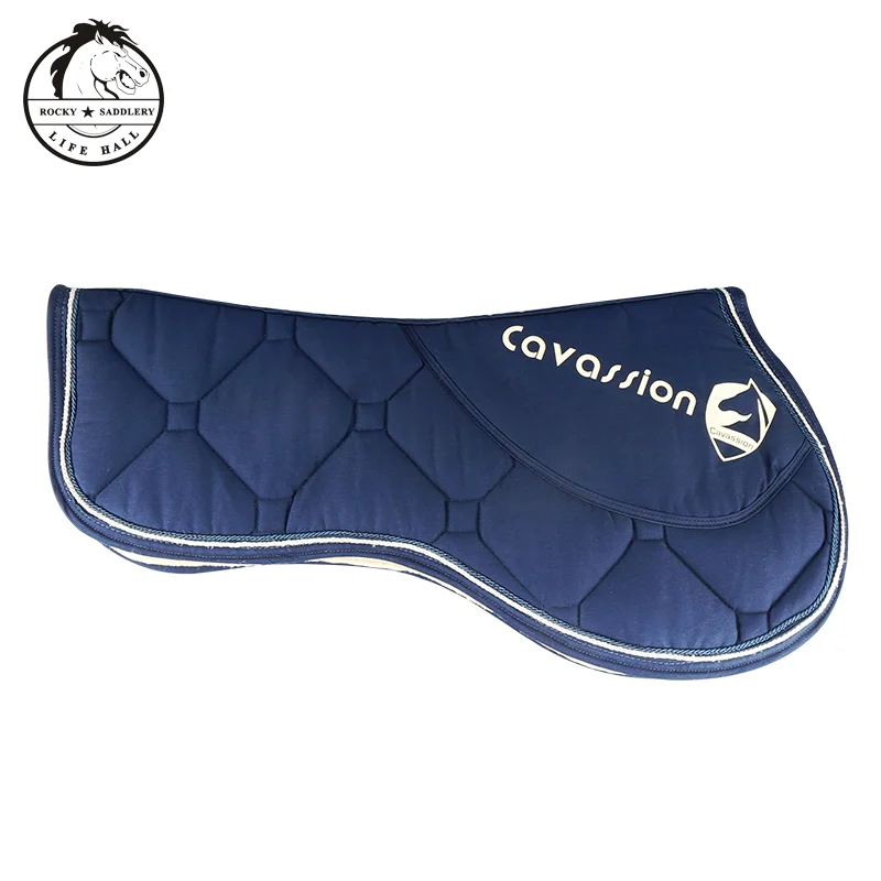 Cavassion-Equine Correction Half Saddle Pad, when Riding Horses on Horse Back