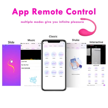 Bluetooth Vibrating Egg for Women Clit Stimulator Female Vibrator Wireless App Remote Control Love Egg Sex Toys for Adult Couple 3