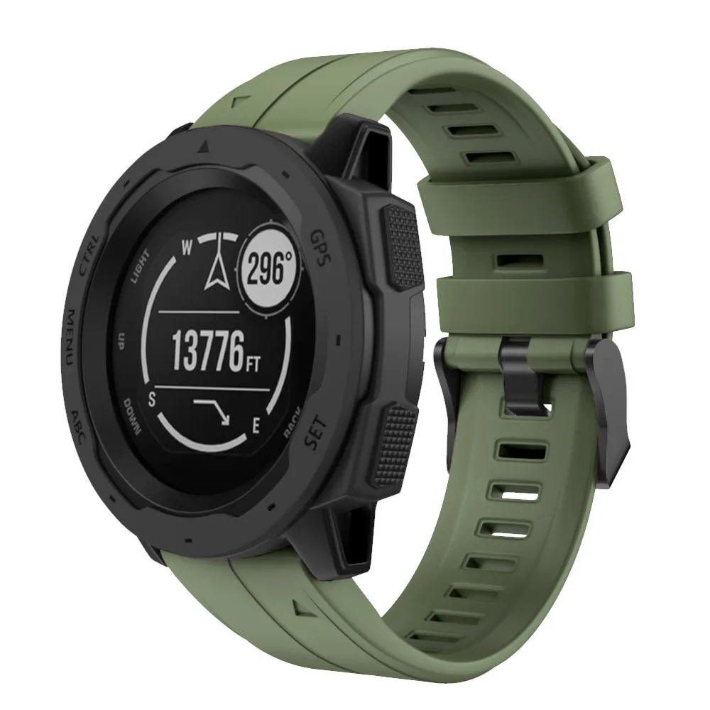 Сменный ремешок для часов Garmin Instinct силиконовый наручных браслет Fenix
