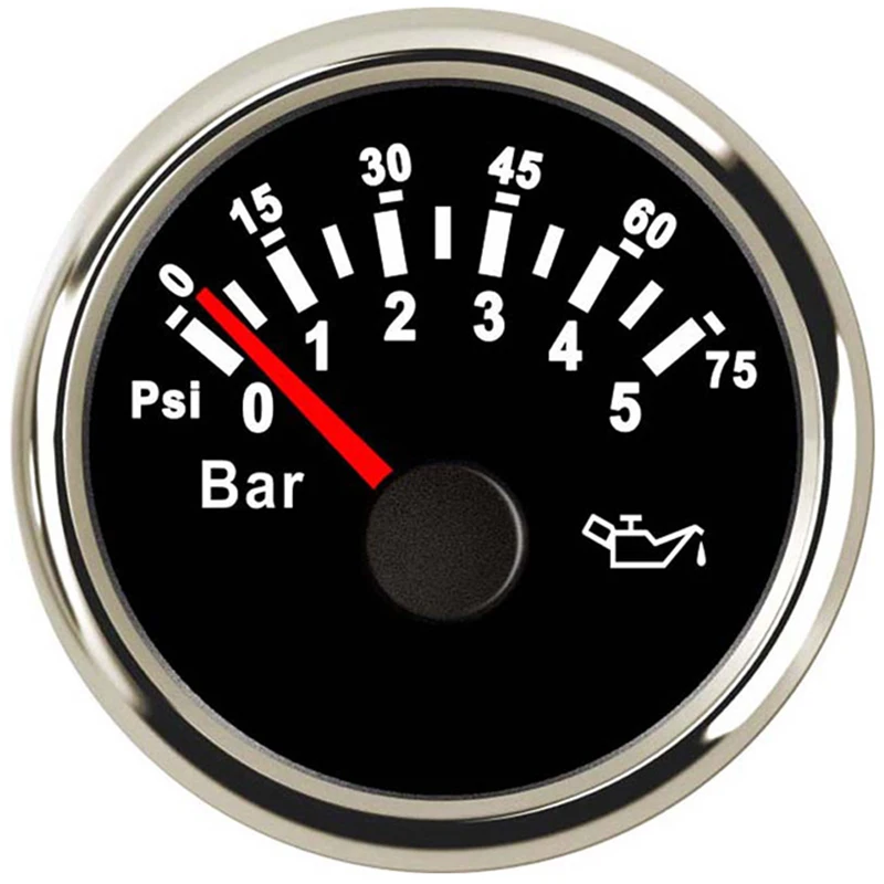 Измеритель давления масла на 10 бар 145psi для автомобиля мотоцикла лодки грузовика