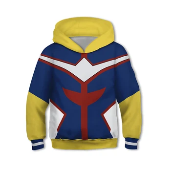 

Children Anime My Hero Academia Todoroki Shoto Cosplay Costume Hoodies Pullover Sweatshirts for Spring Autumn Boys Girls