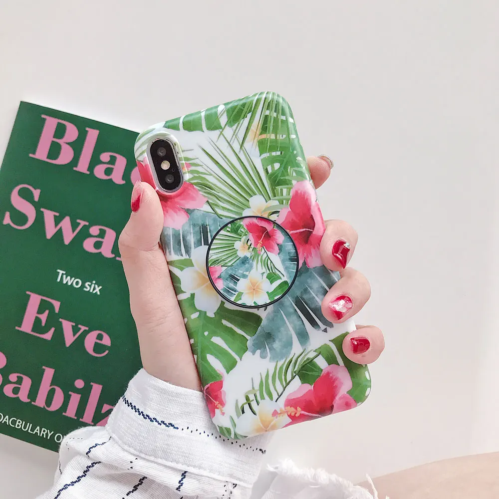10 Чехол для телефона с рисунком для iphone 11 Pro Max, ретро искусство, красочные цветы, лист, мягкий силиконовый чехол для iphone Xs Max Xr - Цвет: 10