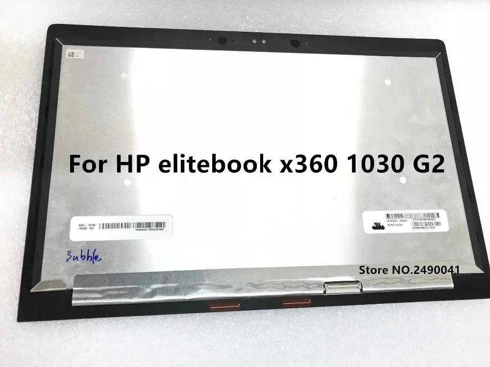 13," ЖК-дисплей с сенсорным экраном для hp elitebook x360 1030 G2 LP133UD1 SPA1 3840*2160