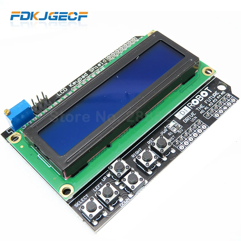 1 шт. ЖК щит консоли ЖК 1602 lcd 1602 Модуль дисплей для arduino ATMEGA328 ATMEGA2560 raspberry pi UNO синий экран