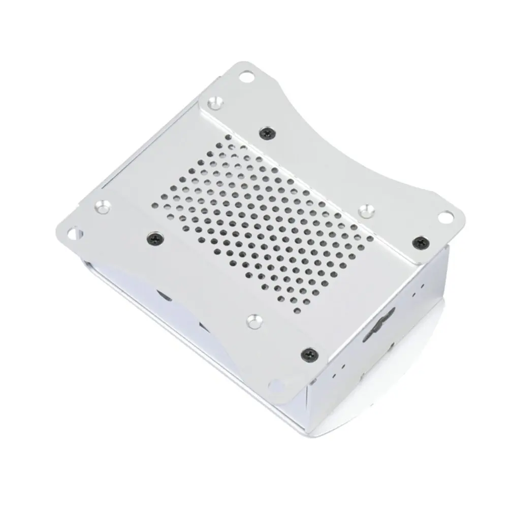 Для Raspberry Pi 4B Алюминиевый Чехол серебристый металлический корпус с вентилятором серебристый корпус для RPI 4 Модель B RPI 4B чехол