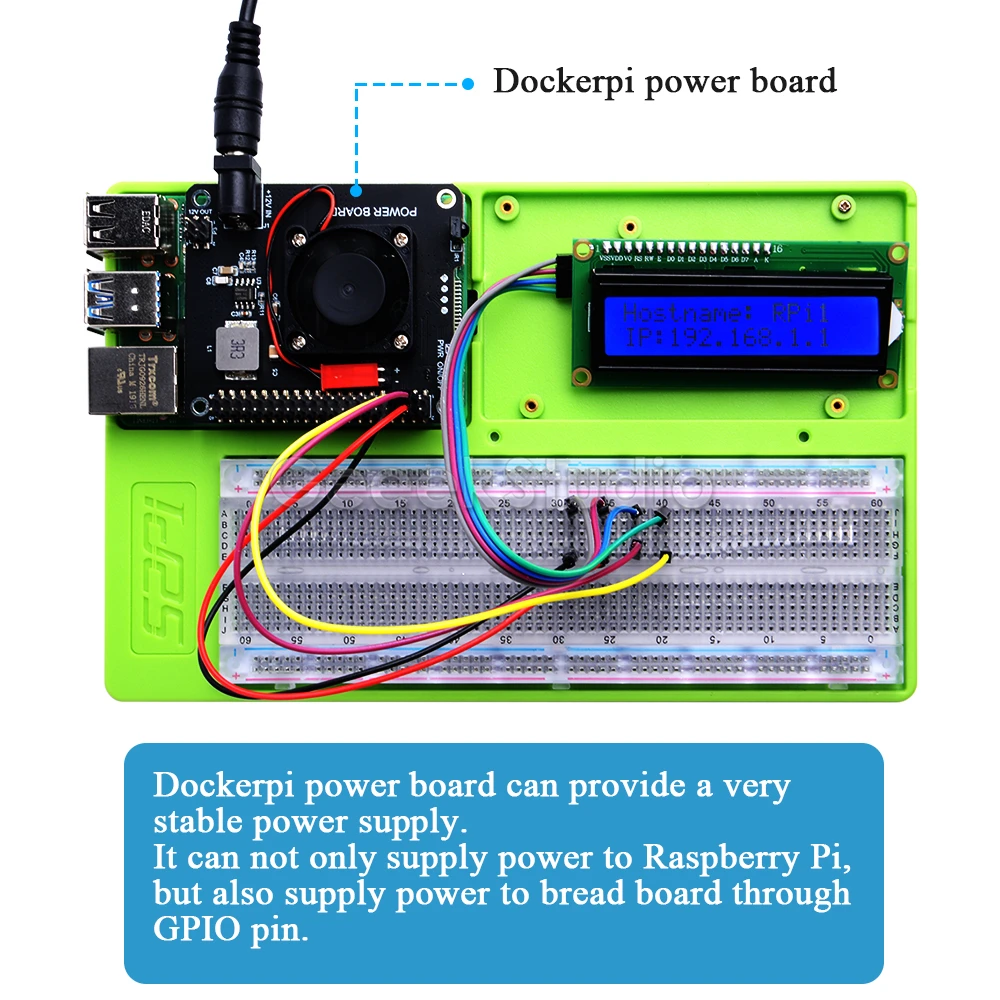 Макетная платформа для экспериментов ABS макетная плата Raspberry Pi 4B / 3B + 2B B Zero/W Mega