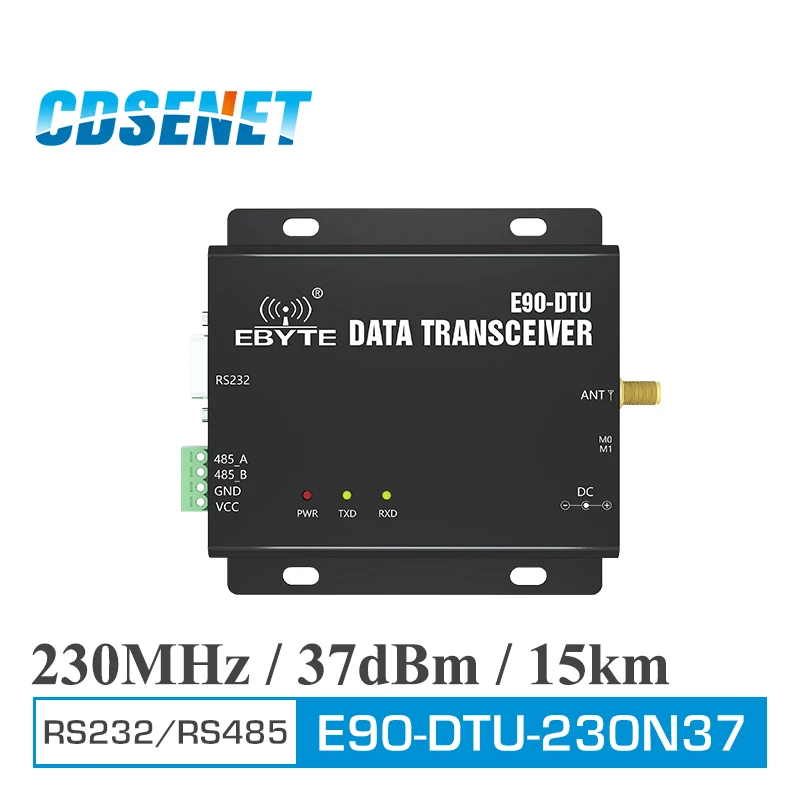 RS232 RS485 Беспроводной трансивер 230 МГц 5 ватт длинная дистанция 15 км узкополосный