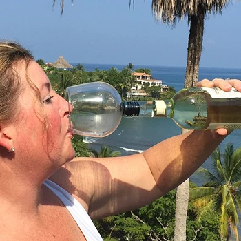 

Clear Glass wares drinking wine glass cup crystal direct pouring drinking