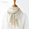 white wool scarves women winter knitted scarf adults thin warm short scarves adults solid color 3