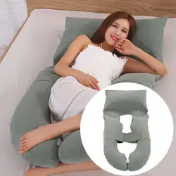 Многофункциональная хлопковая Подушка для беременных и кормящих больших U-SHAPE подушка для талии Подушка для беременных
