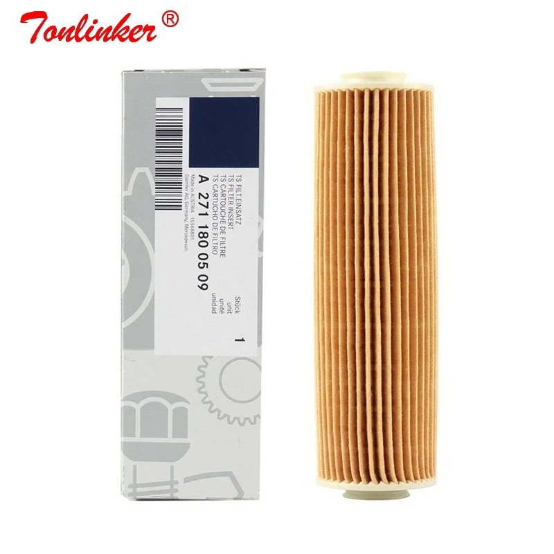 

Oil Filter A2711800509 1 Pcs For Mercedes C-CLASS W204 S204 2007-2014 C180CGI C250CGI C204 2011-2019 C180 C250 Model Oil Fiilter